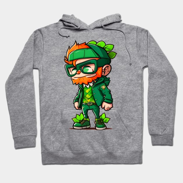 Funny Luck of the Irish St. Patrick's Day Hoodie by Matthew Ronald Lajoie